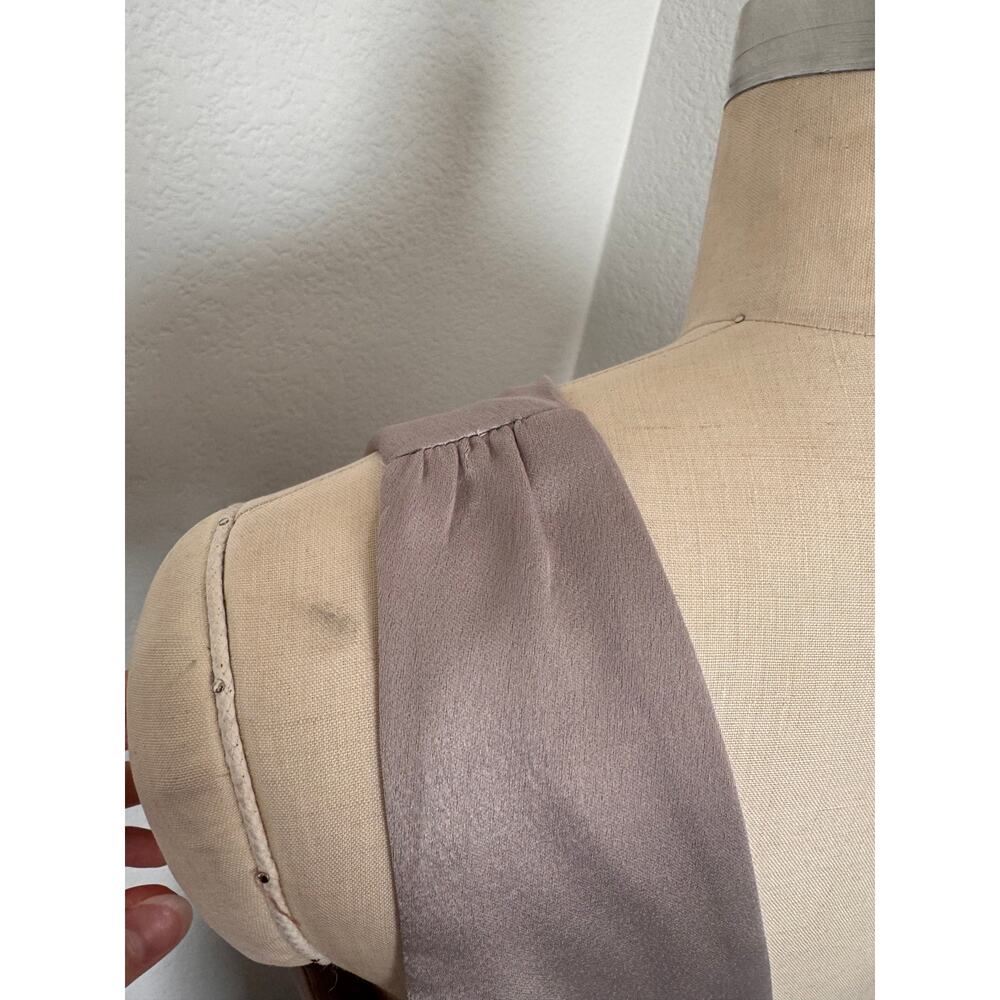BHLDN Free People | Dove Grey Bias Cut Maxi Slip Dress size 6 - Picture 5 of 15